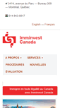 Mobile Screenshot of imminvestcanada.com